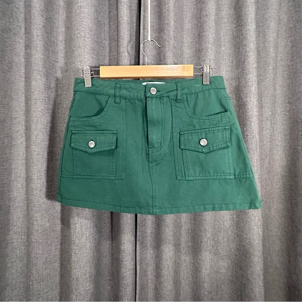 RSQ Green Mini Skirt